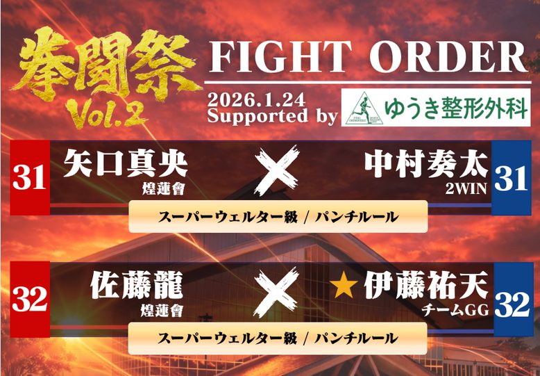 対戦カードに掲載